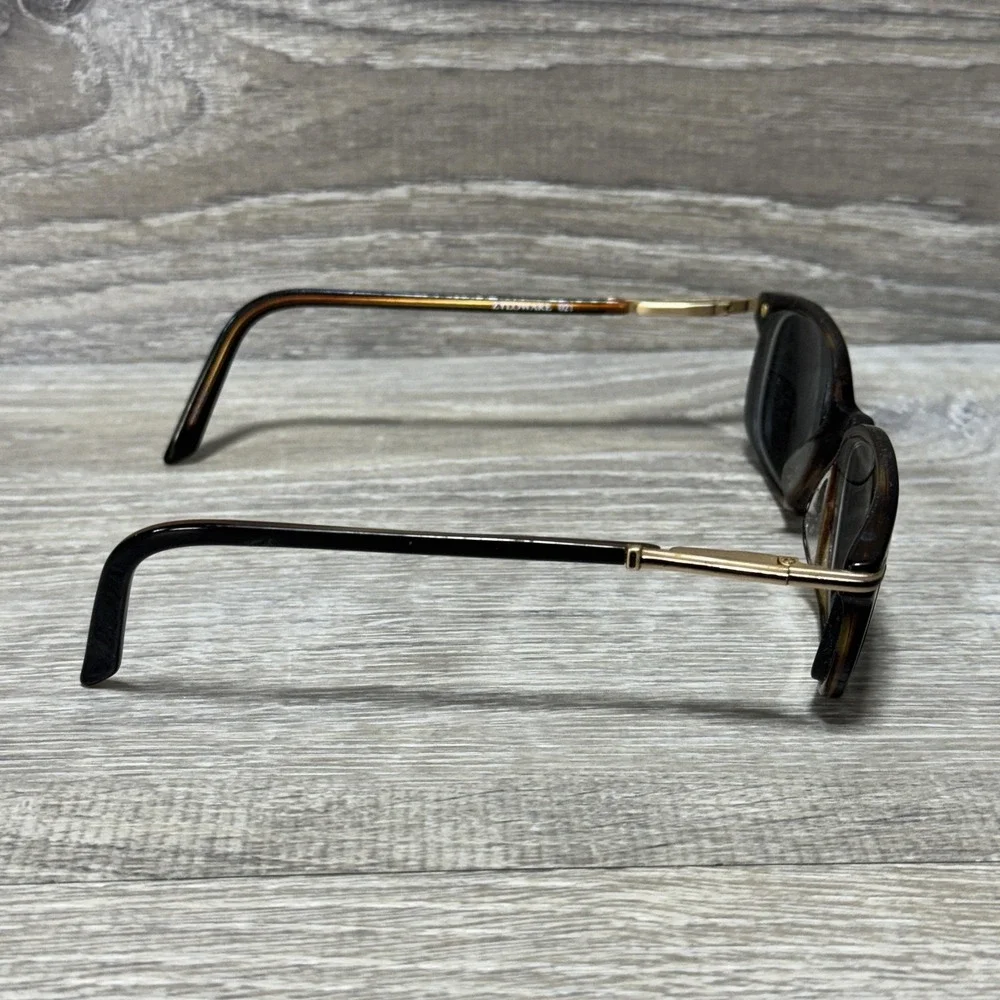 Stetson Zyloware 166 Sunglasses Mens Tortoise Gold Square Vtg Style *Frames Only